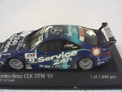 Mercedes CLK 24H Service Le Mans Miniature 1/43