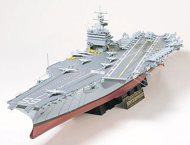 Maquette du Porte-Avions U.S.S. Enterprise CVN 65 à l'échelle 1/350
