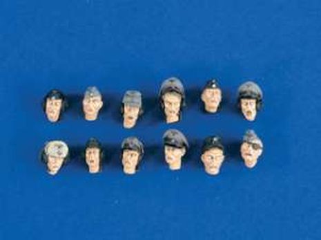 TETES TANKISTES ALLEMANDS1/35