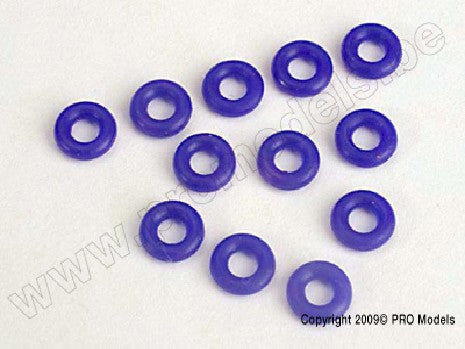 Blue silicone O-rings (12)