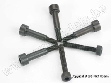 Shoulder Screws, 4x25mm cap-head machine (6) (with 5mm shoulder