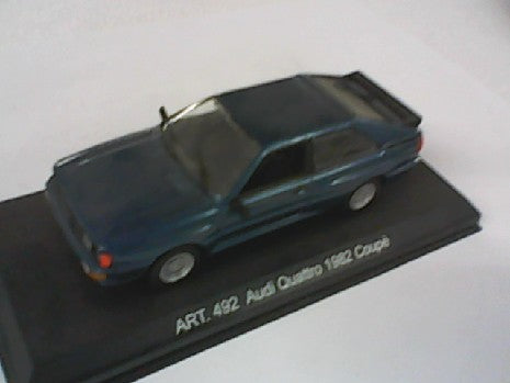 AUDI QUATTRO 82 COUPE BLEUE 1/43