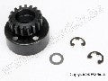 Clutch bell (17-tooth)/5x8x0.5mm fiber washer (2)/ 5mm e-clip (r