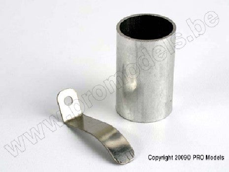 Exhaust tube, retainer strap (metal) (N. Hawk/Buggy/Street)