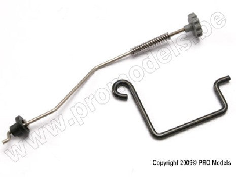 Linkage set, rear brake (Revo) (Includes: brake lever/ rod (wire