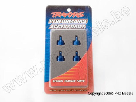 Shock caps, aluminum (blue-anodized) (4) (fits all Ultra Shocks)