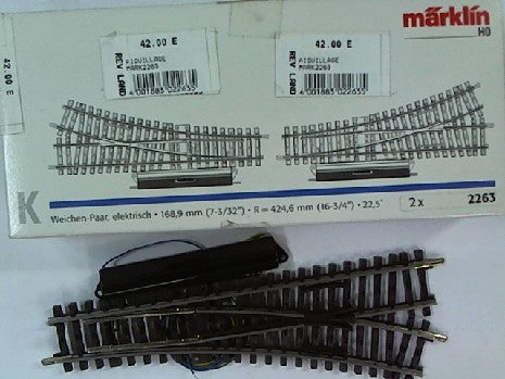 Aiguillage de voie K droit Märklin pour trains N