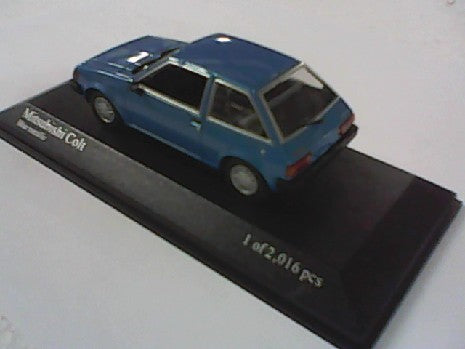MITSUBISHI COLTB 1978 BLEU METAL 1/43