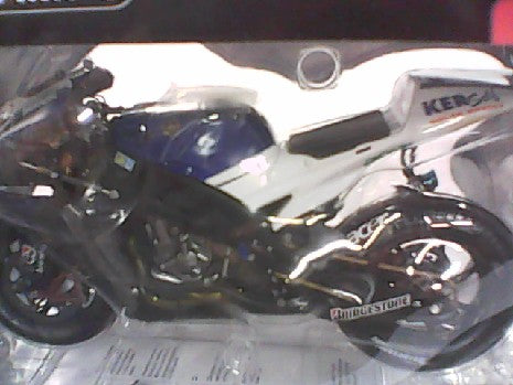 YAMAHA YZR-M1 VALENTINO ROSSI INDIANAPOLIS 2008 1/12 BLEU BLANC
