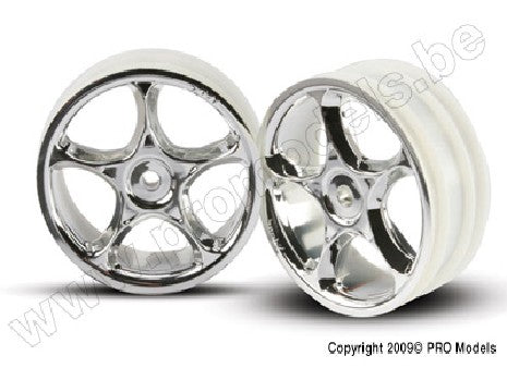 Wheels, Tracer 2.2" (chrome) (2) (Bandit front)
