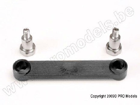 Molded draglink w/ screws