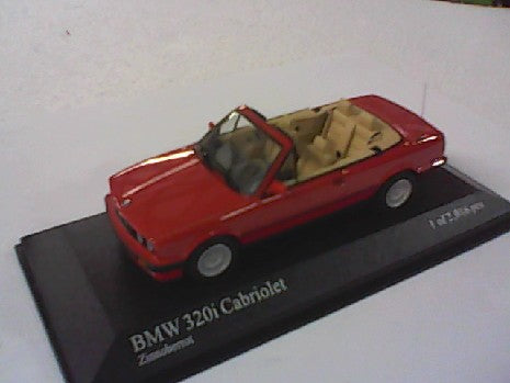 BMW SERIE 3 CABRIOLET 1/43 RED