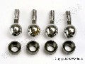 Pivot balls (4)/ pivot ball cap bushings (4)