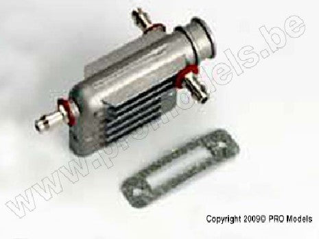 Exhaust header, marine/ header gasket/pressure fitting/ fitting