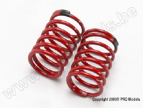Spring, shock (GTR) (2) (2.22 rate, black) (1/16 E-Revo)