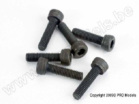 Head screws, 3x12mm cap-head machine (hex drive) (6) (TRX 2.5, 2