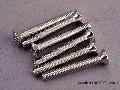 Screws, 4x30mm countersunk machine (6)