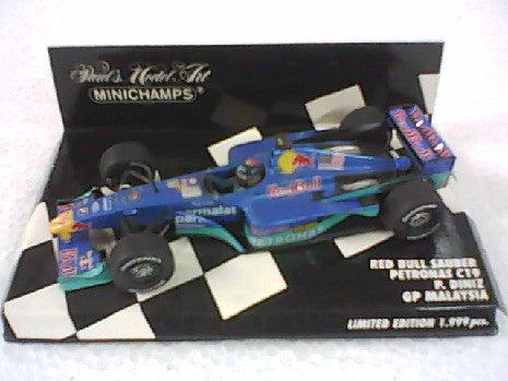 Miniature de la Formule 1 SAUBER C19 DINIZ 1/43 - MINICHAMPS