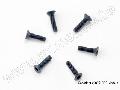 Screws, 2.5x10mm countersunk machine (hex drive) (6)