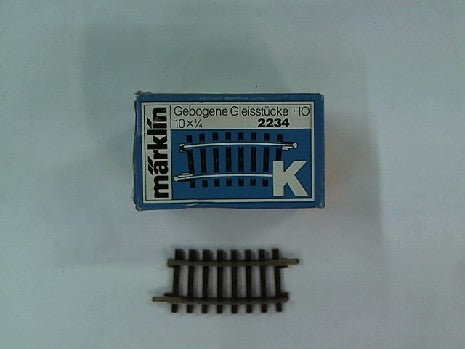 Courbe de Voie K 1/4 pour Trains N - Marklin