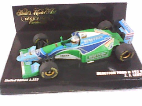 Miniature de Formule 1 Benetton Ford B193B J.J. Lehto 1/43 - Minichamps