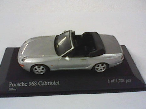 MINICHAMPS PORSCHE 968 CABRIOLET 1994 - Modèle Miniature 1/43 Gris