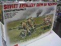 ARTILLEURS SOVIETIQUES AVEC CANON ANTI-CHAR ZIS-3 1/35