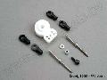 Servo saver/ servo saver center link (2)/ rod ends/  tie rods (4