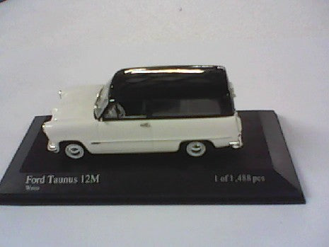 FORD TAUNUS 12M 1957 WHITE 1/43