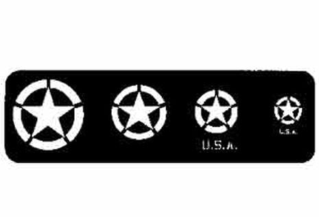 POCHOIR ETOILES US N.1   1/35