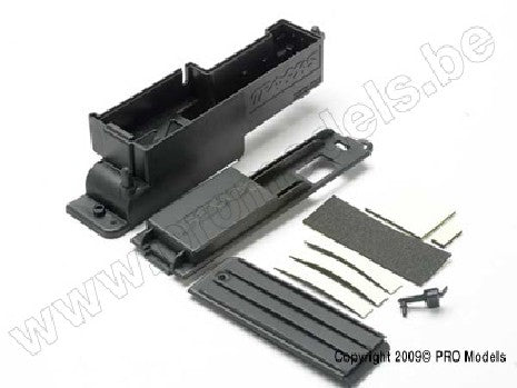 Electronics box, right/ box cover/ charge jack plug (rubber)/ fo