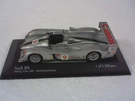 Audi R8 Miniature 1/43 par Minichamps - Modèle Précis et Détails Étonnants
