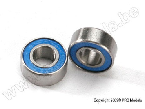 Ball bearings, blue rubber sealed (6x13x5mm) (2)