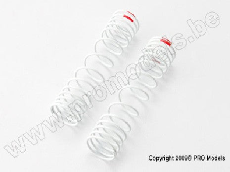 Springs, rear (white) (progressive rate) (2) (fits Slash aluminu