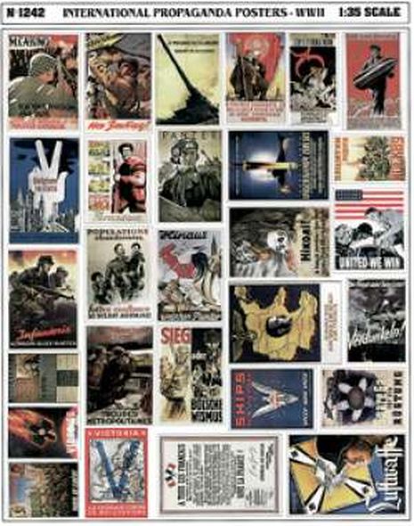 POSTER PROPAGANDE WW2    1/35