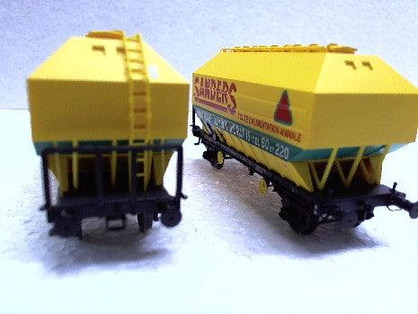 SET DE 2 WAGONS CEREALIERS SANDERS HO