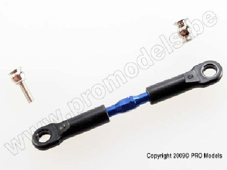 Turnbuckle, aluminum (blue-anodized), camber link, front, 39mm (