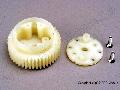 Differential gear (45-tooth)/ side cover plate & screws