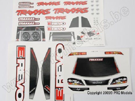 Decal sheets, E-Revo