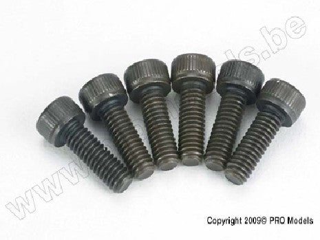 Screws, 4x12mm cap-head machine (6)