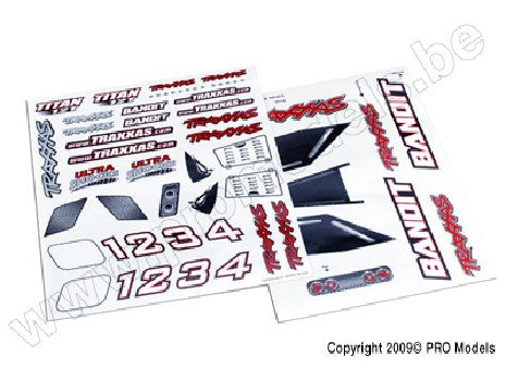 Decal sheet, Bandit