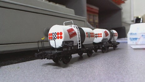 CITERNE CHASSIS OCEM 29 EP IV SET DE 2 WAGONS COOP HO