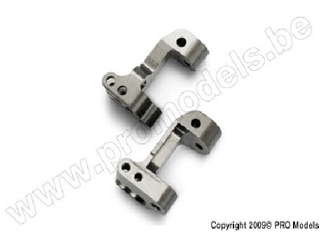 Caster blocks, 30-degree, titanium-anodized 6061-T6 aluminum (le