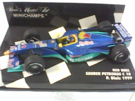 SAUBER C18 PETRONAS P.DINIZ 1/43 - Miniature Formule 1 de Collection