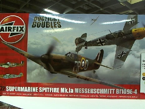 SUPERMARINE SPITFIRE MK.LA MESSERSCHMITT BF109E-4 1/72