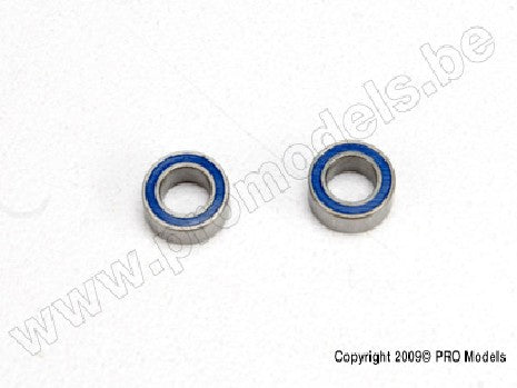 Ball bearings, blue rubber sealed (4x7x2.5mm) (2)