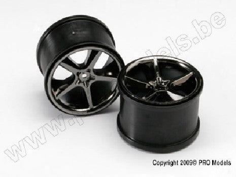 Wheels, Gemini 3.8" (black chrome) (2)