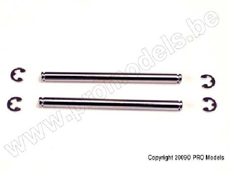 Suspension pins, 48mm (2) w/ E-clips