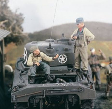 MECANOS CHAR US WW2 2Fig 1/35