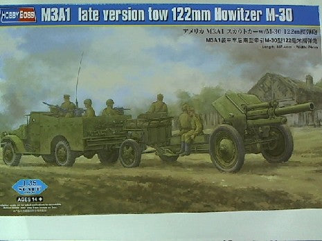 M3A1 LATE VERSION TOW 122MM HOWITZER M-30 1/35